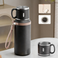 🔥SOLDES DU NOUVEL AN - SEULEMENT 29,99 € !!⚡PLUS DE 50 000 UNITÉS VENDUES !💝Bouteille isotherme 2 en 1 en acier inoxydable avec couvercle