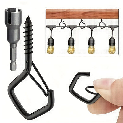 🔥 Crochets muraux carrés à encliquetage