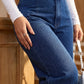 📢📢50 % de réduction !! ⏰Jean taille haute à jambes larges pour femme