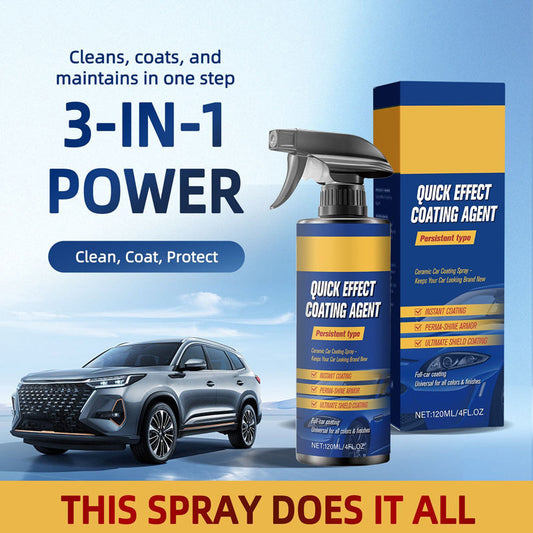 🚗✨ 49 % de réduction ⚡ Spray de revêtement 3-en-1 pour voiture – Brillant immédiat, protection hydrofuge & résistance toute saison 🌧️☀️