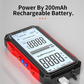 ⏰ 50 % de réduction en ce moment ! ⏰ Multimètre numérique rechargeable par USB – Valeur efficace vraie, sélection automatique de la plage et écran LCD rétroéclairé, CAT III 1000 V 🛡️