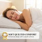 🛏️ 50% DE RÉDUCTION! 🛡️ Ensemble Housse de Matelas & Taies d'Oreiller Imperméable – Anti-Acarien, Doux au Toucher & Facile à Laver pour un Sommeil Sain ✨