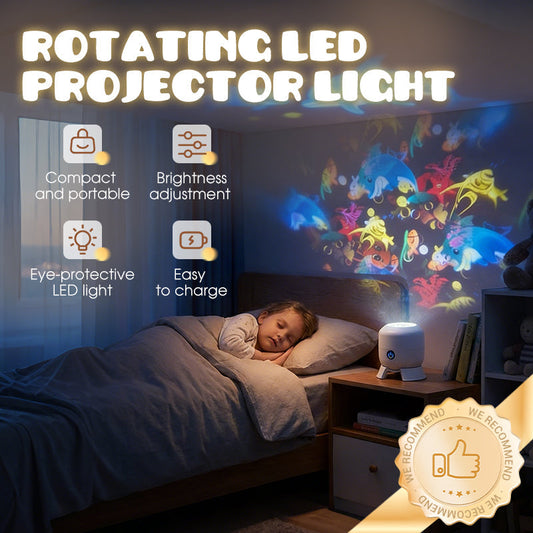 📢📢50 % DE RÉDUCTION !!⏰Projecteur LED rotatif dynamiqu