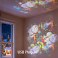 📢📢50 % DE RÉDUCTION !!⏰Projecteur LED rotatif dynamiqu