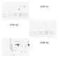 👁️🎀Kit 3 en 1 : eye-liner et tampon pour les cils inférieurs