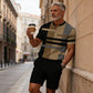 🔥50 % DE RÉDUCTION🔥Ensemble chemise et short à col zippé pour homme