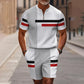 🔥50 % DE RÉDUCTION🔥Ensemble chemise et short à col zippé pour homme