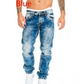 👖 50% DE RÉDUCTION! 🔥 Jean en Denim Extensible Créatif pour Hommes – Style Minimaliste, Coupe Moderne & Parfait pour l'Été 💙