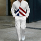 🔥NOUVEAUTÉ 2026 - 50 % DE RÉDUCTION🔥Ensemble de survêtement à demi-zip pour homme, motif color block
