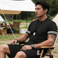 ✨ 50 % de réduction🔥 Ensemble 2 pièces pour homme : t-shirt rayé et short