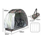 🛡️🚲 Abri vélo pliable grande capacité – Toile renforcée étanche, bloque UV et intempéries, pour une ou deux bicyclettes en toute sécurité 🌬️🔒