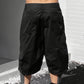 👖 PROMO FLASH : -50% ! 🔥 Pantalon Capri Homme Grande Taille – Coupe Large, Taille Réglable, Tissu Résistant en Polyester 🩳