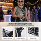 🔥50 % de réduction jusqu'à épuisement des stocks !🎉💃Robe longue sans manches en patchwork à motif léopard