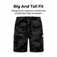 🔥🔥 PROMO FLASH 50% ! Short Cargo Tactique Grande Taille – Coupe Large, Tissu Résistant, Poches Multiples & Cordon de Serrage 🎽