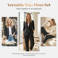 💎Ensemble Veste à Col & Pantalon pour Femme – Coupe Cintrée, Tissu Doux & Look Professionnel Élégant👖✨