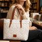 👜 PROMO LIMITÉE 50% DE RÉDUCTION ! 👒💃 Sac Fourre-Tout Élégant en Dentelle Blanche – Grand Compartiment, Bretelles Réglables 🔐