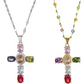 💐50% DE RÉDUCTION ! Collier Croix en Strass – Éclat Éblouissant et Foi Illustrée ✨🙏【Offre Limitée】