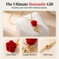 🌹Pendentif Rose Rouge Élégant ✅ Détails Cristal & Finition Dorée | Raffiné et Romantique 🌹 -50% AUJOURD’HUI 🔥