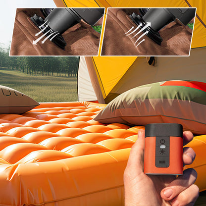Mini Pompe à Air Électrique d’Extérieur avec Lampe