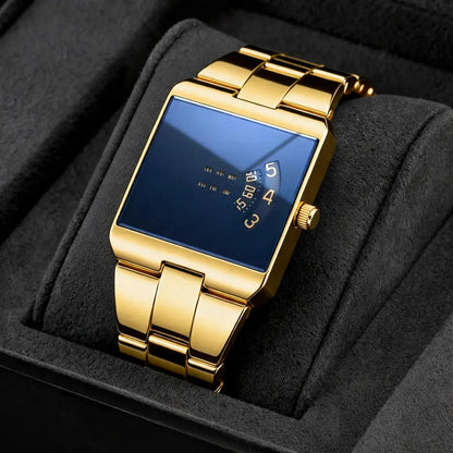 📢📢50 % DE RÉDUCTION !! ⏰Montre à quartz pour homme, cadran carré