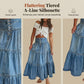 👗 PROMO LIMITÉE 50% DE RÉDUCTION ! 🌿 Jupe Longue en Denim pour Femme – Coupe Évasée Boutonnée, Taille Haute & Confort Premium 💙