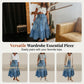 👗 PROMO LIMITÉE 50% DE RÉDUCTION ! 🌿 Jupe Longue en Denim pour Femme – Coupe Évasée Boutonnée, Taille Haute & Confort Premium 💙