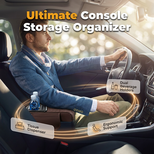 📢📢50 % DE RÉDUCTION !! ⏰Boîte de rangement multifonctionnelle pour console de voiture et accoudoir