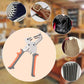 📢🔧 PROMO -50% ! Pinces à Œillets pour Bâches – 220 mm, Diam. Perforation 16/10,5 mm, 0,6 kg⏰