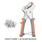 📢🔧 PROMO -50% ! Pinces à Œillets pour Bâches – 220 mm, Diam. Perforation 16/10,5 mm, 0,6 kg⏰