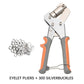 📢🔧 PROMO -50% ! Pinces à Œillets pour Bâches – 220 mm, Diam. Perforation 16/10,5 mm, 0,6 kg⏰