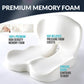 🚗 PROMO LIMITÉE 50% DE RÉDUCTION ! 🛡️ Coussin en Mousse à Mémoire de Forme Respirant – Antidérapant, Soutien Ergonomique, Housse en Maille ✨