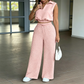Ensemble Lounge 2 Pièces pour Femme avec Pantalon à Cordon