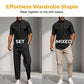 Ensemble 2 pièces homme décontracté moderne à col mao