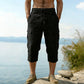 👖Pantalon capri cargo en lin mélangé pour homme🌬️ Léger, respirant et conçu pour le confort