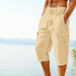 👖Pantalon capri cargo en lin mélangé pour homme🌬️ Léger, respirant et conçu pour le confort