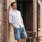 👖 Maintenant à 50% de réduction ! 🏙️ Short cargo en denim ample pour hommes – Style urbain et coupe réglable 🛹