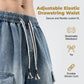 👖 Maintenant à 50% de réduction ! 🏙️ Short cargo en denim ample pour hommes – Style urbain et coupe réglable 🛹