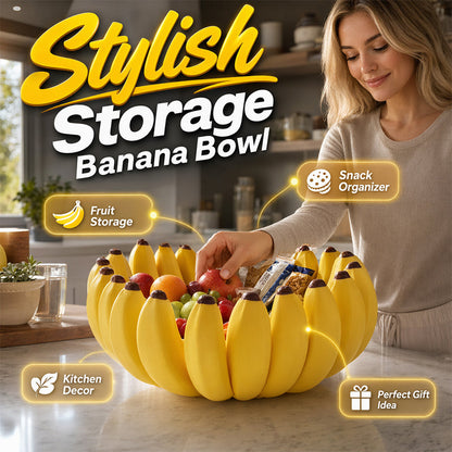 🍌Saladier en forme de banane originale