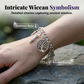 📢📢50% DE RÉDUCTION !! ⏰ Bracelet vintage paganiste à breloques – Symboles spirituels & finition antique – Parfait pour le style bohème – ajoute une touche mystique à votre quotidien 🌙🌿