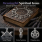 📢📢50% DE RÉDUCTION !! ⏰ Bracelet vintage paganiste à breloques – Symboles spirituels & finition antique – Parfait pour le style bohème – ajoute une touche mystique à votre quotidien 🌙🌿