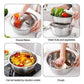 📢📢50 % DE RÉDUCTION !!!⏰ Ensemble 3-en-1 Bols Inox – Découpe, Égouttage & Cuisson, Compact & Multifonction ⏱️