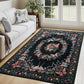 🌿 Tapis à Motifs Floraux – Polyester – Doux & Facile d’Entretien for Salon & Chambre
