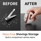 💅🧹 Lime à ongles électrique automatique – Sans éclats, collecteur de poussière intégré, finition lisse et brillante, recharge rapide USB ⚡👌