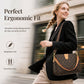 👜 50% DE RÉDUCTION ! ✨ Sac Seau Chic Femme – PU – Monogramme Vintage & Bandoulière Réglable for Quotidien & Bureau