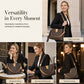 👜 50% DE RÉDUCTION ! ✨ Sac Seau Chic Femme – PU – Monogramme Vintage & Bandoulière Réglable for Quotidien & Bureau