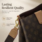 👜 50% DE RÉDUCTION ! ✨ Sac Seau Chic Femme – PU – Monogramme Vintage & Bandoulière Réglable for Quotidien & Bureau