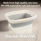 🎉 2026 Soldes — Plus de 25 700 Vendu!🦶 Bassin de Bain de Pieds Pliable avec Couvercle – Silicone, Rouleau