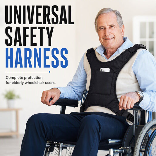 📢📢50% DE RÉDUCTION !! ⏰Ceinture de Sécurité pour Fauteuil Roulant — Pour Personnes Âgées
