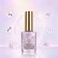 💜 Vernis durcisseur pour ongles effet miroir brillant lilas – Séchage rapide à l'air, résistant aux écailles et finition aurora longue durée