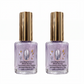 💜 Vernis durcisseur pour ongles effet miroir brillant lilas – Séchage rapide à l'air, résistant aux écailles et finition aurora longue durée